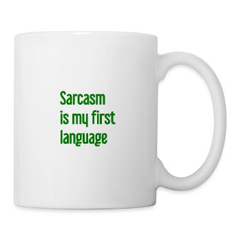 Sarkasmus-Profi - Tasse - Weiß - Rechts