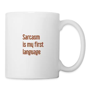 Sarkasmus-Profi - Tasse - Weiß - Rechts