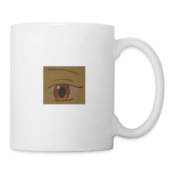 Anime Eye - Red Manga Sketch - Mug - white - Right