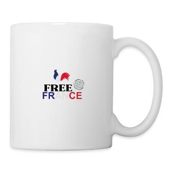 Tricolor Rooster Free France - Mug - white - Right