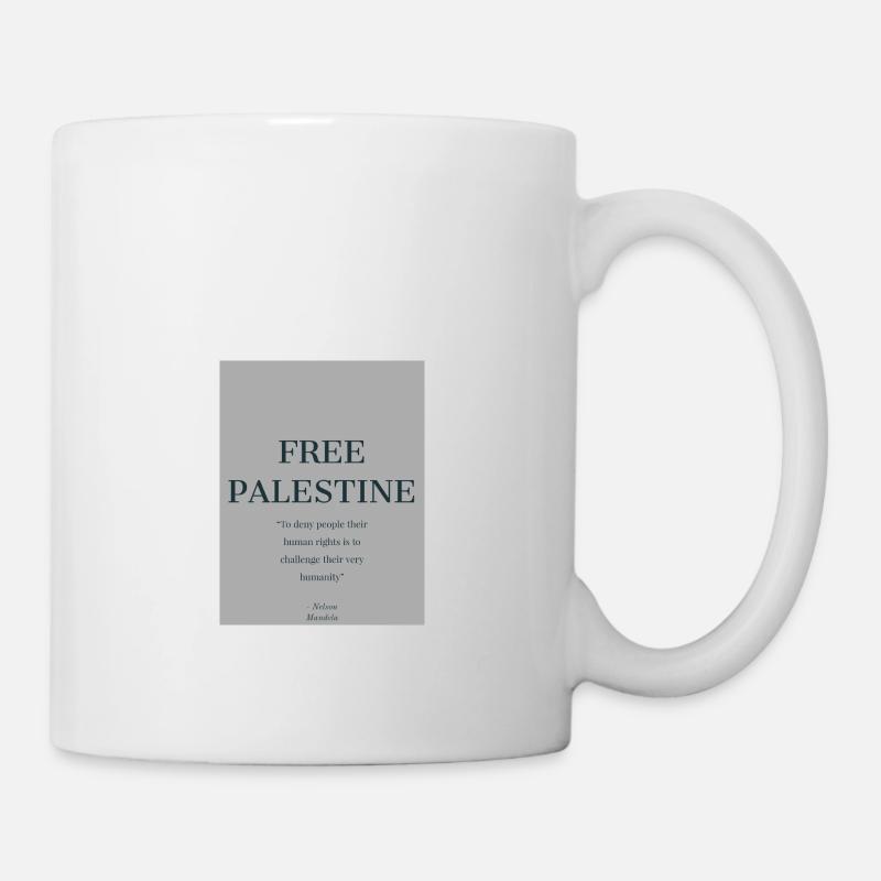 Freies Palästina - Tasse - Weiß