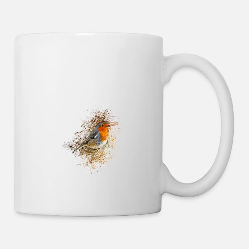 Vogel - Tasse - Weiß
