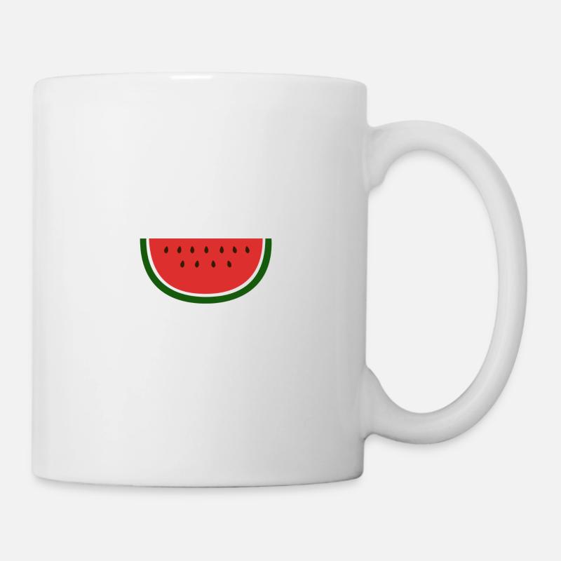 Pastèque sans Palestine - Mug blanc - blanc