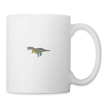 Geschenk Dinosaurier Fossil Kawaii Trex Comic Dino - Tasse - Weiß - Rechts