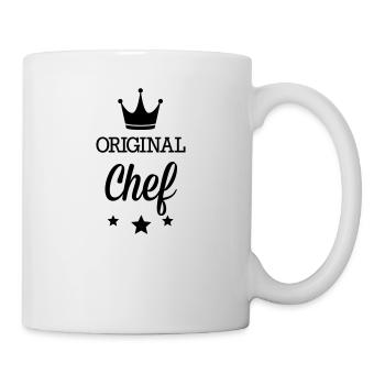 Original drei Sterne Deluxe Koch - Tasse - Weiß - Rechts