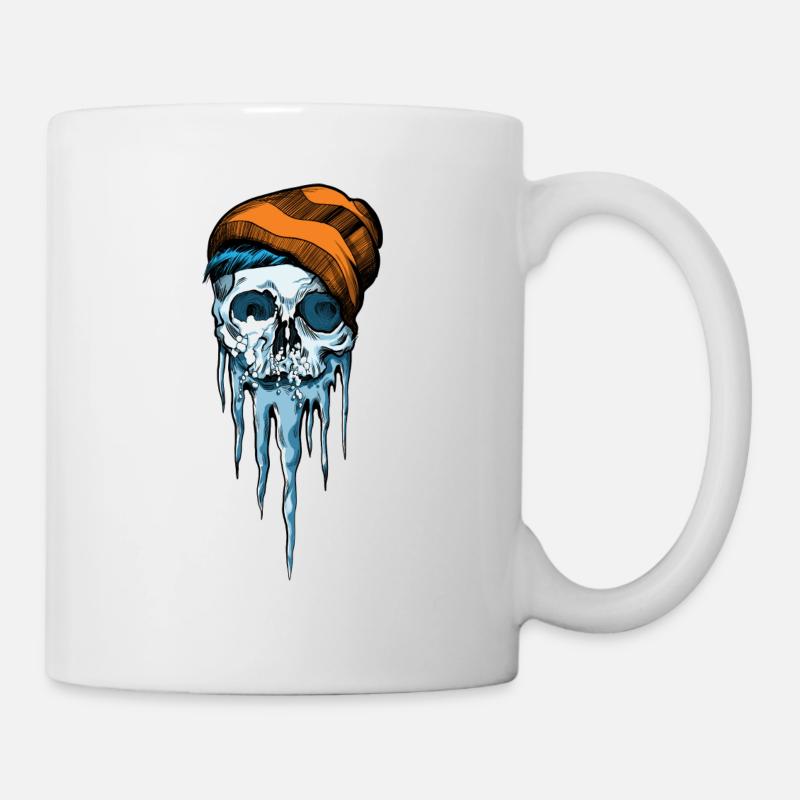 Snow Skull - Tasse - Weiß