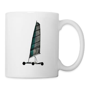 Vivre l’aventure et la liberté avec le voilier de campagne - Mug blanc - blanc - Droite