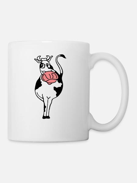 Stier - Tasse - Weiß