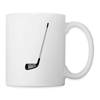 golf stick - Mug - white - Right
