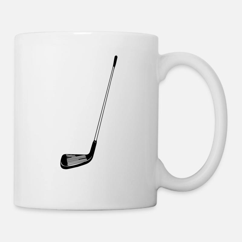 Golfschläger - Tasse - Weiß