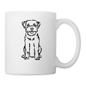 Border terrier - Mug - white - Right