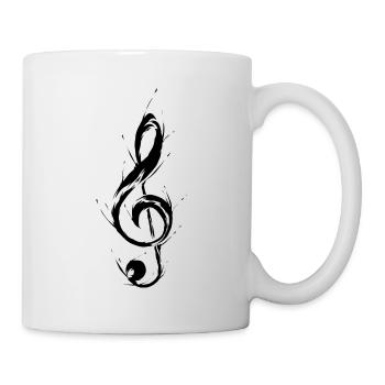 Violin Clef Music - Mug - white - Right
