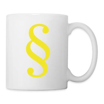 Droit Avocat Paragraphe Avocat Cour Droit - Mug blanc - blanc - Droite