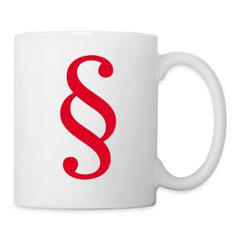 Droit Avocat Paragraphe Avocat Cour Droit - Mug blanc - blanc - Droite
