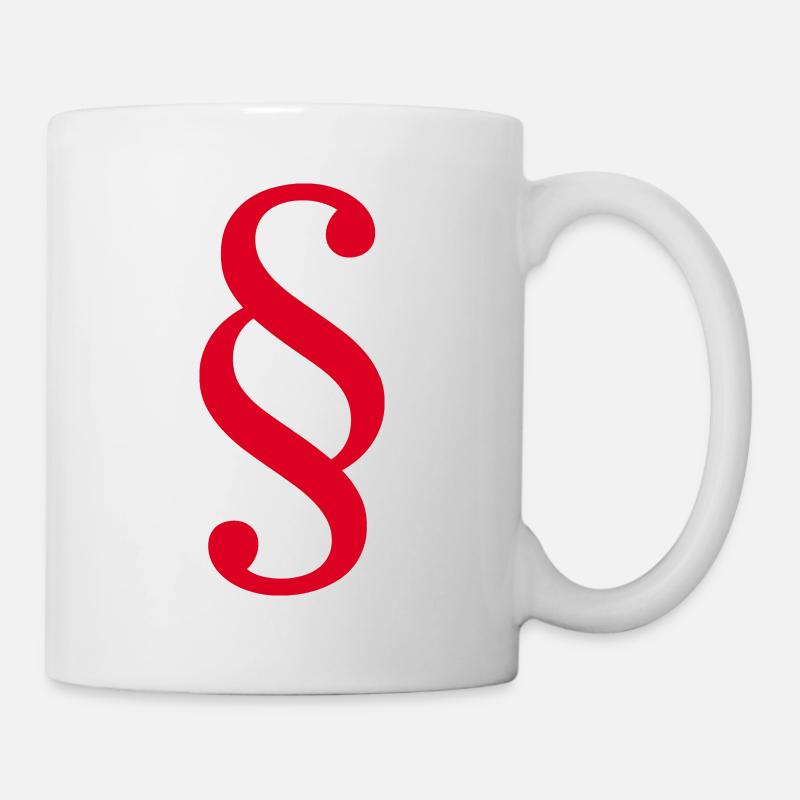 Droit Avocat Paragraphe Avocat Cour Droit - Mug blanc - blanc