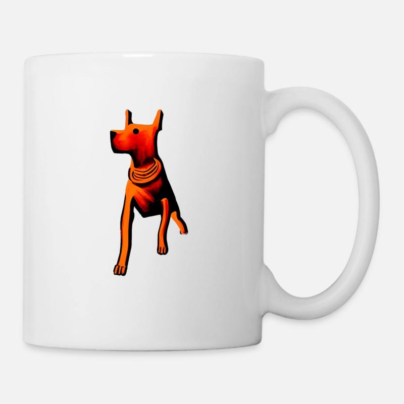 Walking dog - Mug - white