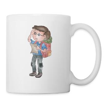 Wander-H. « L’éclaireur » - Mug blanc - blanc - Droite