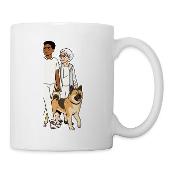 Oma Karin - Tasse - Weiß - Rechts