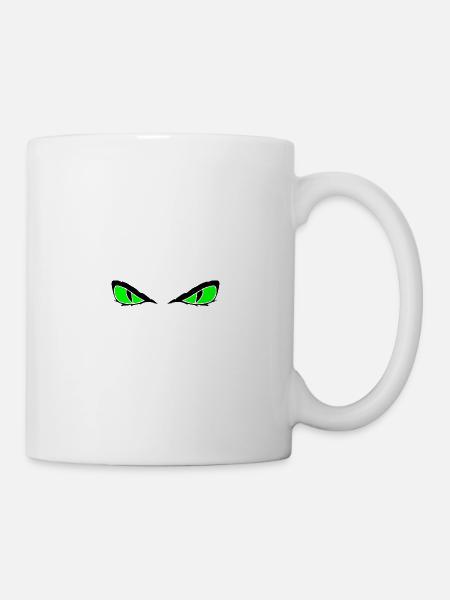 Schlangenaugen - Tasse - Weiß