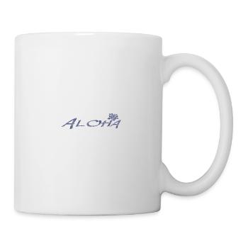 Aloha - Tasse - Weiß - Rechts