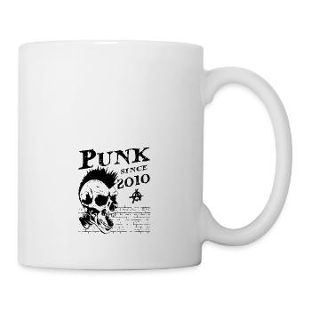 Punk depuis 2010, Punks Not Dead, 14 ans et - Mug blanc - blanc - Droite