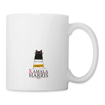 Cat Ladies for Kamala Harris 2024 - Cat Lady for - Mug - white - Right