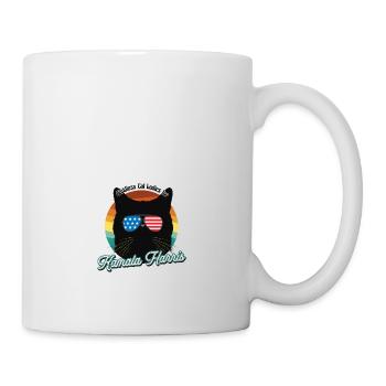 Cat Ladies for Kamala Harris 2024 - Cat Lady for - Mug - white - Right