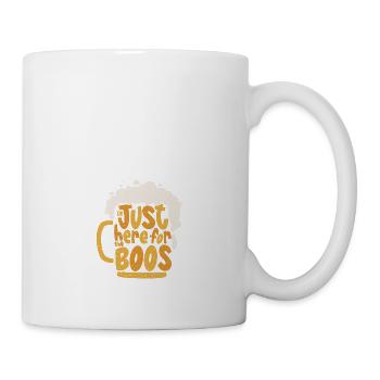 Im just Here For The Boos Ghost Funny Men Women - Mug - white - Right