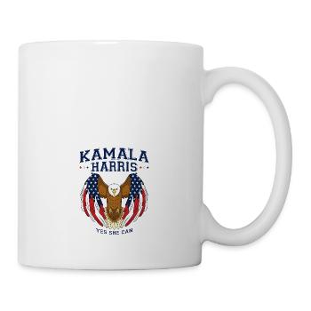Kamala 2024 - Kamala Harris 2024 pour la présidence - Mug blanc - blanc - Droite