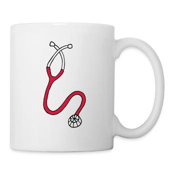 Stethoscope doctor - gift for doctors and doctors - Mug - white - Right
