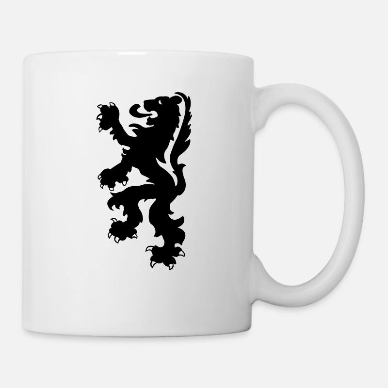 Löwe - Tasse - Weiß