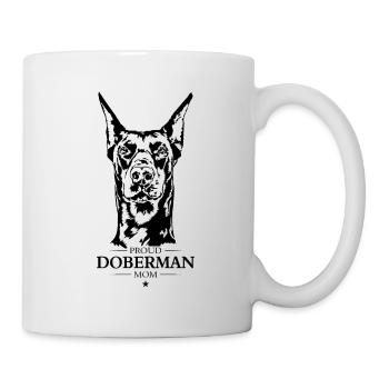 Doberman Mom Dog Dog Doberman Wilsigns - Mug - white - Right
