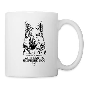 Berger Suisse Blanc Chien Papa Schäferhund Wilsigns - Mug blanc - blanc - Droite