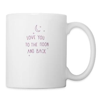Love Kids Print - To the moon and back - Tasse - Weiß - Rechts