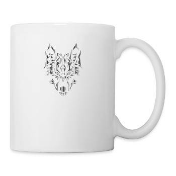 wolf wolfes wolves tribal81 - Tasse - Weiß - Rechts