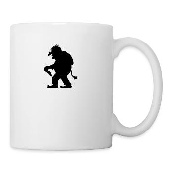 Norwegischer Troll | Trollfigur mit Tannenbaum - Tasse - Weiß - Rechts