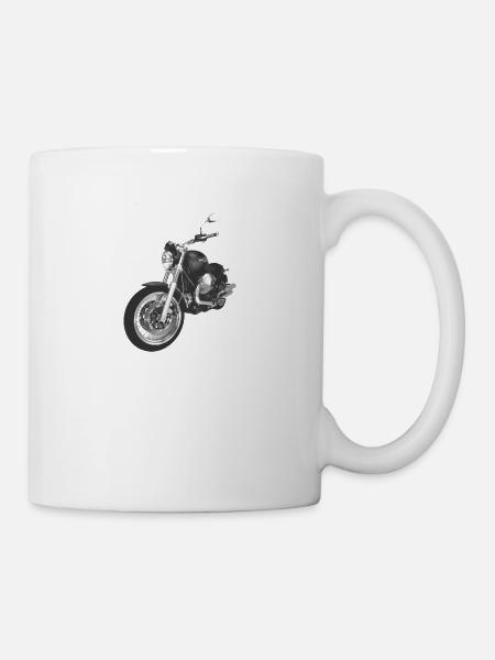 moto - Mug blanc - blanc