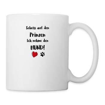 Hund Hunde Labrador Bulldogge Mops Geschenk Liebe - Tasse - Weiß - Rechts