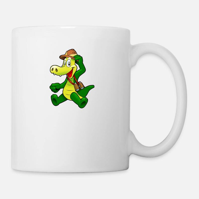 crocodile - Mug blanc - blanc