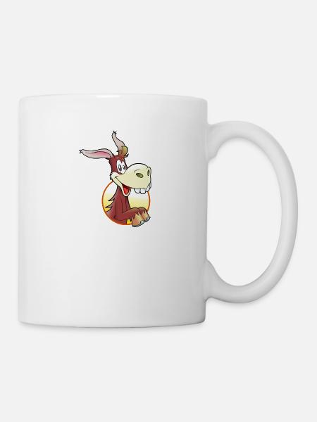 Esel - Tasse - Weiß