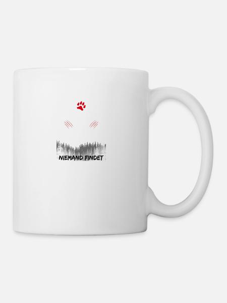 Hund Ort niemand findet Geschenk Riesenschnauzer - Tasse - Weiß