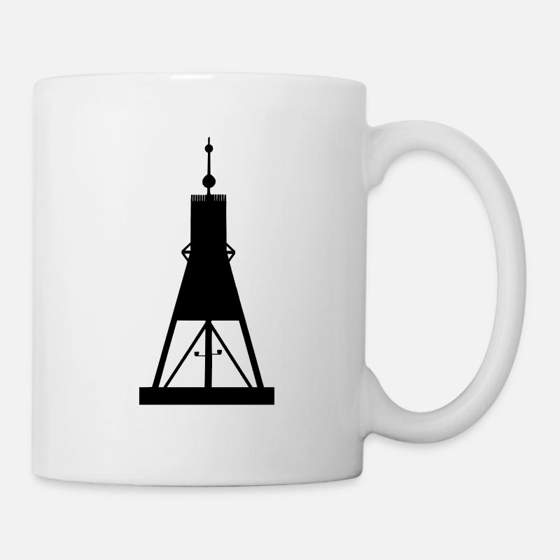 Cuxhaven Kugelbake - Tasse - Weiß