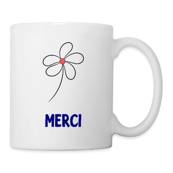 THANK YOU. THANKS. THANK YOU. ANNIVERSARY. BIRTH. - Mug - white - Right