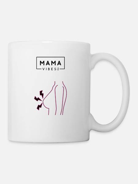 Brustschmerz - Tasse - Weiß