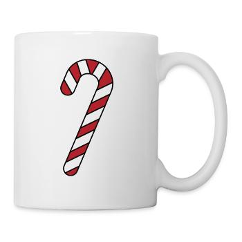 Candy Cane - T-Shirt cadeau de Noël - Mug blanc - blanc - Droite