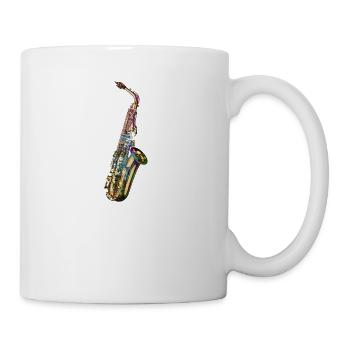 Sax - Mug blanc - blanc - Droite