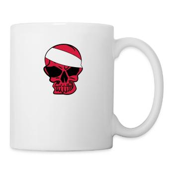 Anarcho Skull Anarchy anarchy - Mug - white - Right