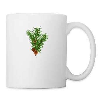 Pine branch - Mug - white - Right