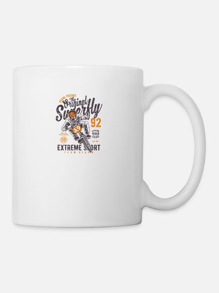 pédale Pusher - Mug blanc - blanc