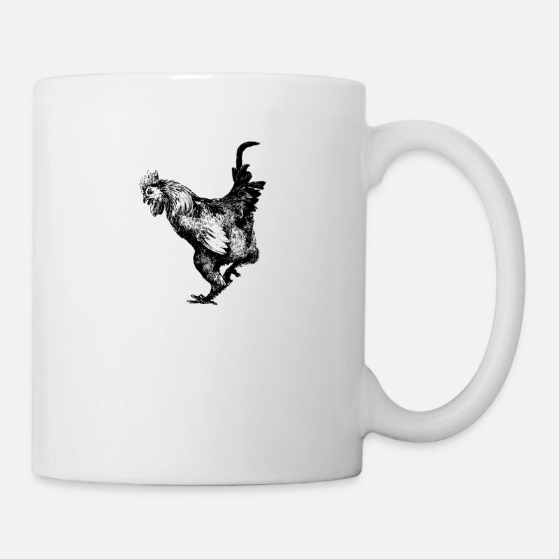 Hahn - Tasse - Weiß